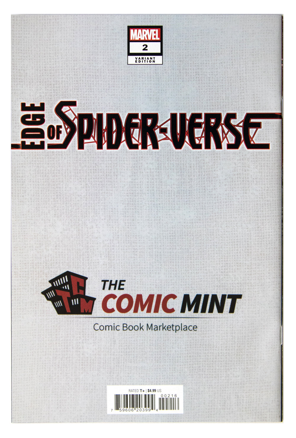 Edge of Spider-Verse #2 - Trade Dress 🔑