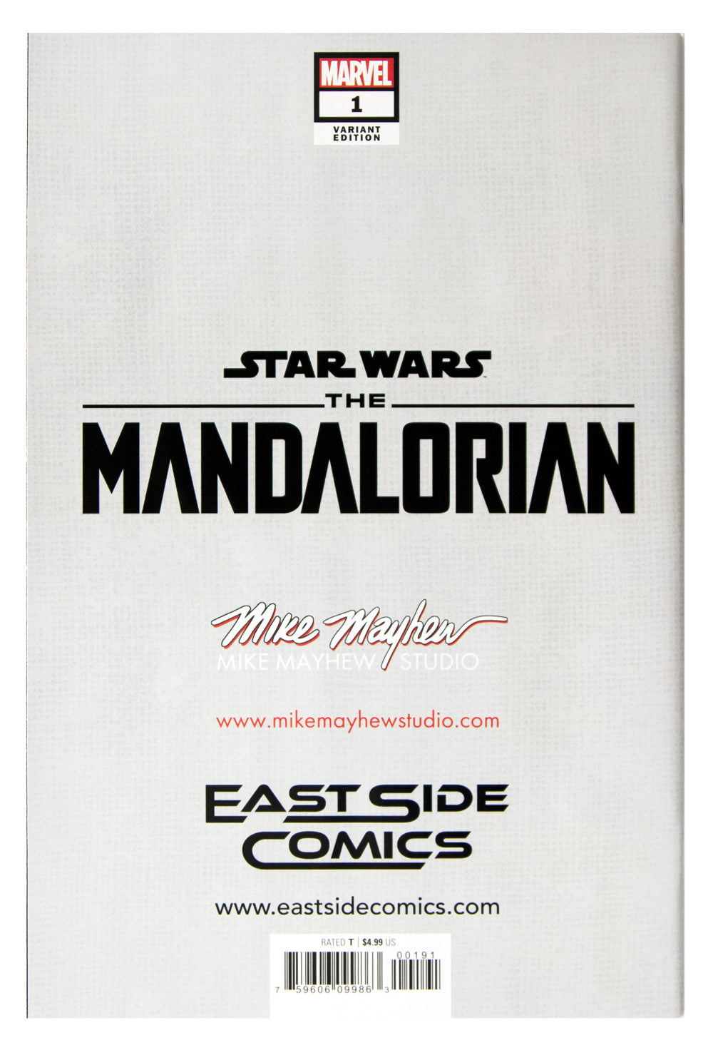 Mandalorian #1 - Trade Dress 🔑