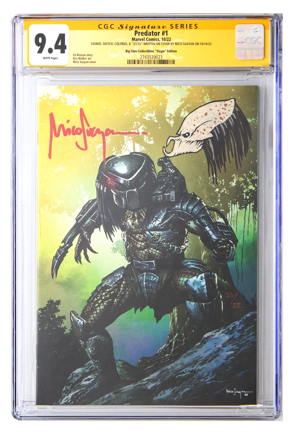 Predator #1 CGC 9.4 with Remarque ➤ Limited to 500 Copies